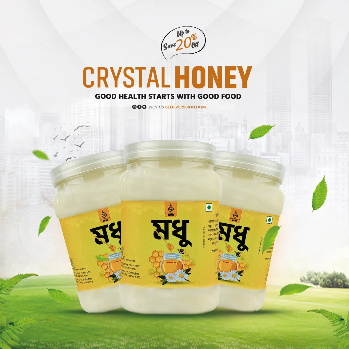 Crystal Honey 2kg